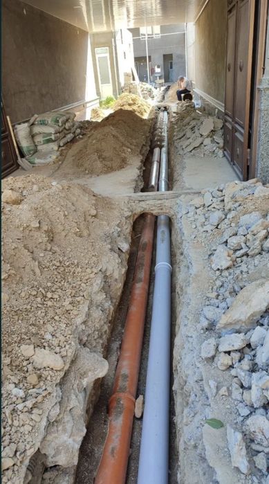 Канализатся водаправод мантаж