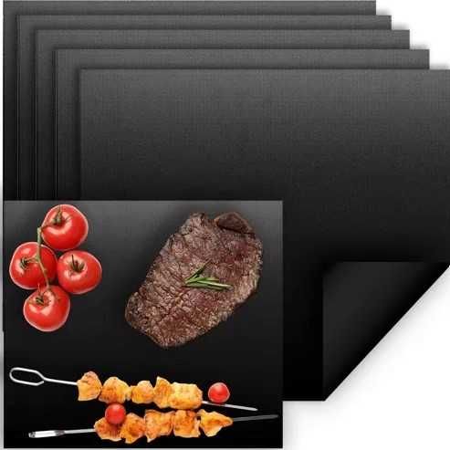 Тефлонови подложки за печене на скара и фурна - Комплект от 5 броя