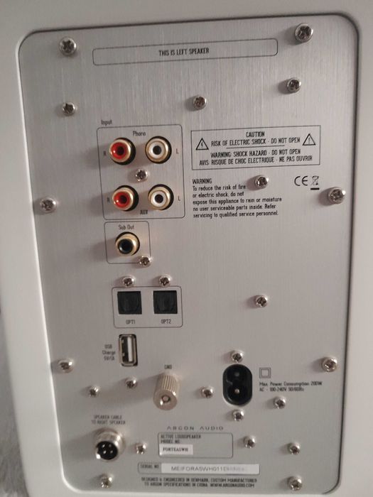 ARGON Audio Forte A5 boxe Hi-Fi active  *Bluetooth