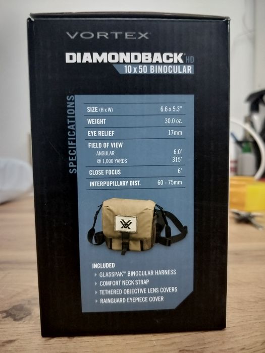 Бинокль Vortex Diamondback HD 10×50