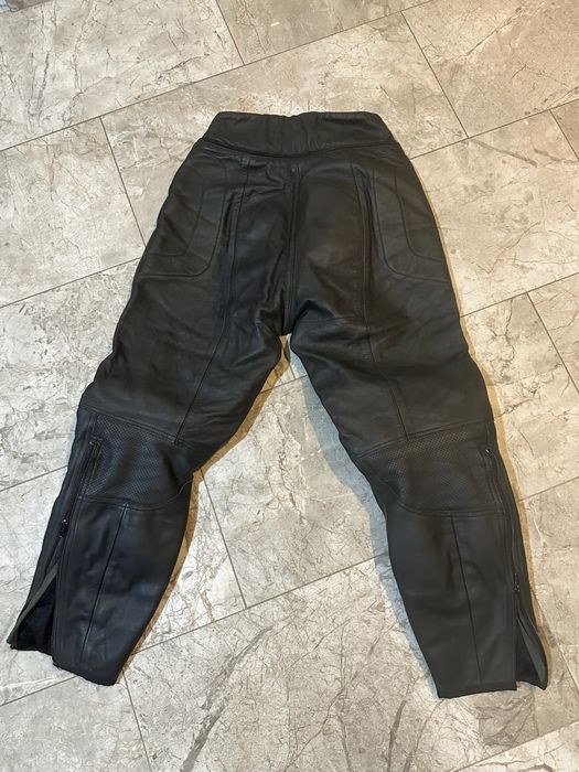 Pantaloni Moto Piele Dainese - Mărimea 46 EU S - Protecții Pro, Stare Foarte Bună!