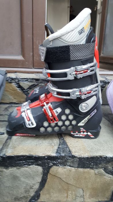 Schiuri SALOMON,clapari SALOMON ,Bete de 120 cm.Husa ptr.schiuri .