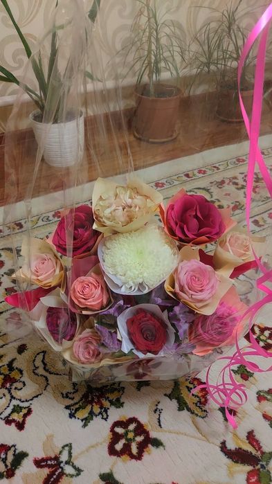 Цветы,букет,розы