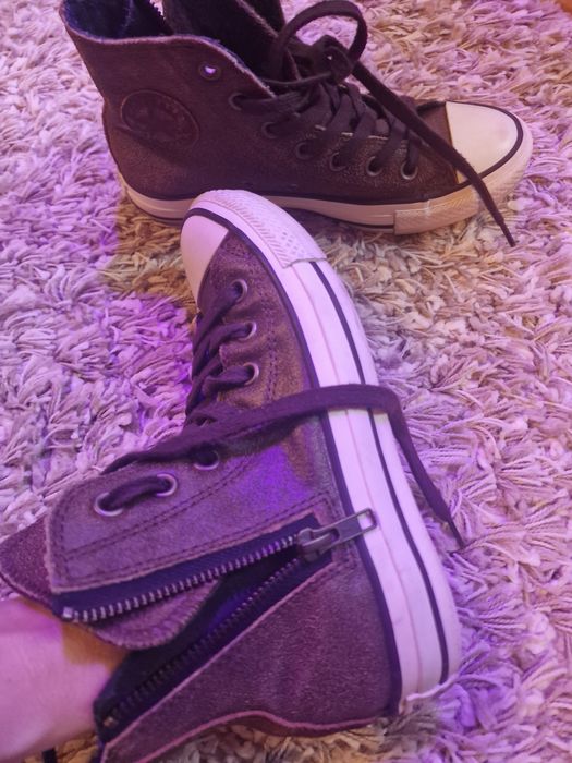 Converse piele întoarsă 36