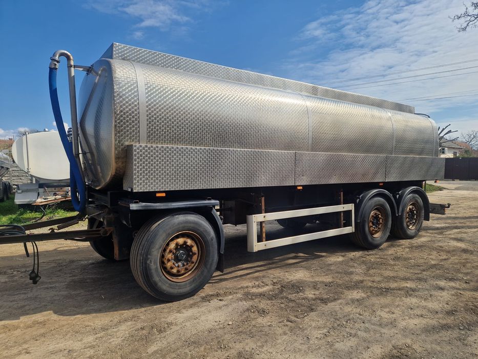 Cisternă apă UAN   lapte inox 19500l pentru  agricultura