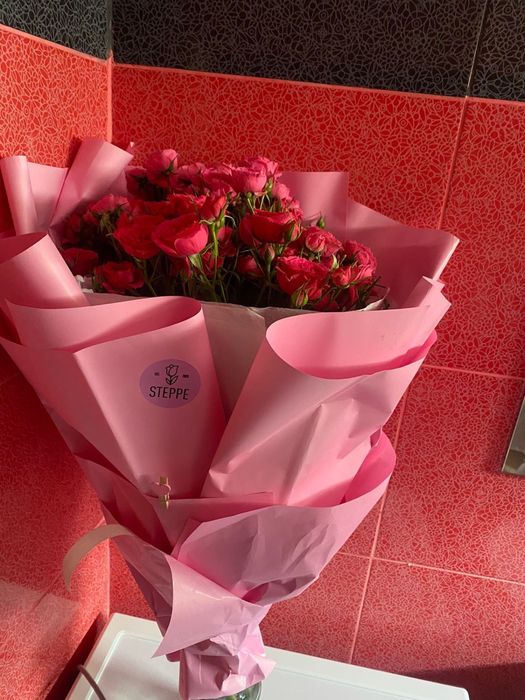 цветы красивые вчера вечером получила