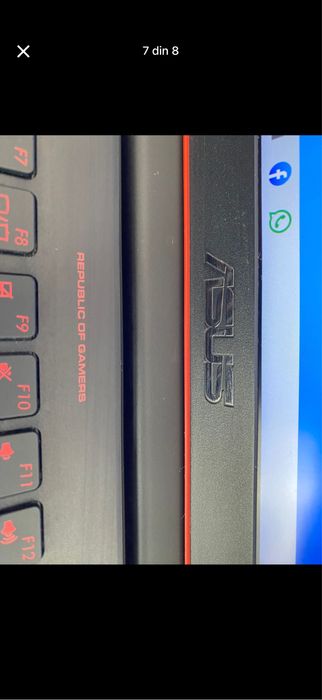 Laptop ASUS REPUBLIC OF GAMERS în stare foarte bună