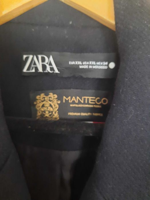 Палто ZARA, серия Monteco, с 87% вълна в състава си