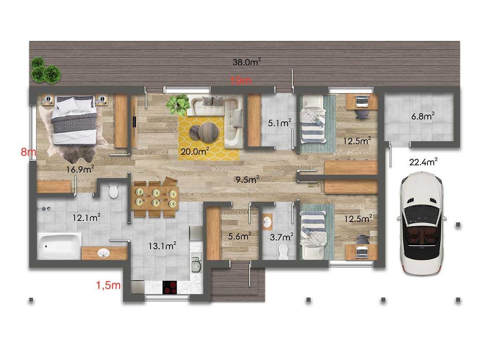 Продава се Къща в София, Драгалевци - 118 кв.м за 345 €/кв.м - Снимка #2