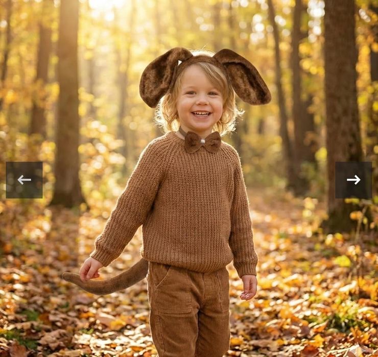Carnaval Set costum Cățel cu urechi lungi