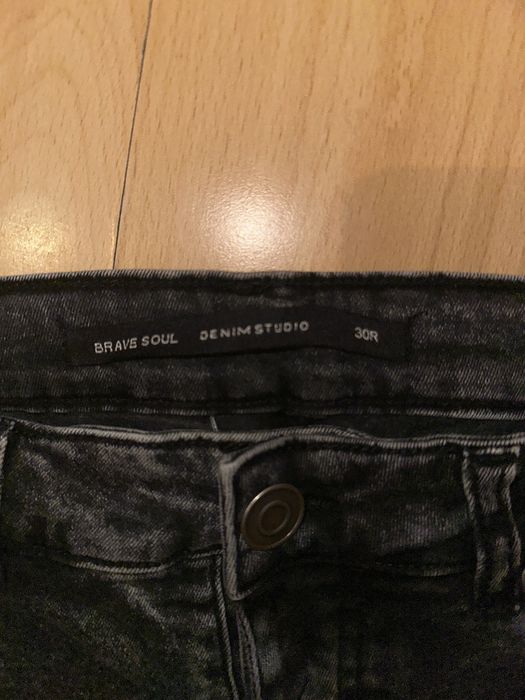 Мъжки дънки Brave Soul Denim Studio – черни