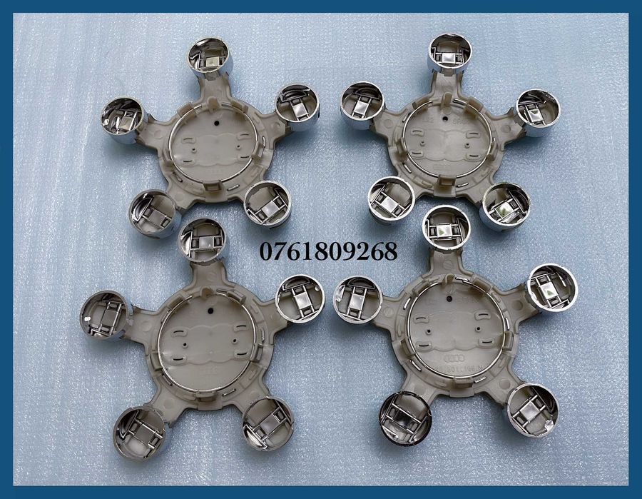 Set 4 capace gri VW 135mm tip gheara 4F0601165N jante aliaj Audi