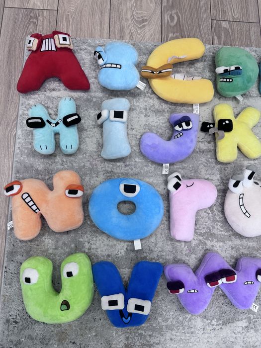 Алфавит лора мягкие игрушки