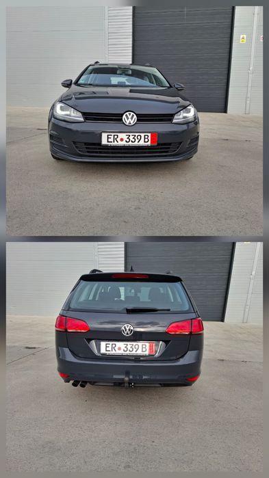 VW Golf 7/2015/2.0 Diesel/Navigatie/Xenon/Masaj in Scaune/ Scaune Sport+Piele/Germania/Euro 6/Zoll