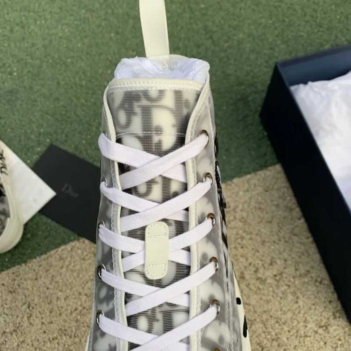 Dior And Shawn B23 High Top Bee Embroidery