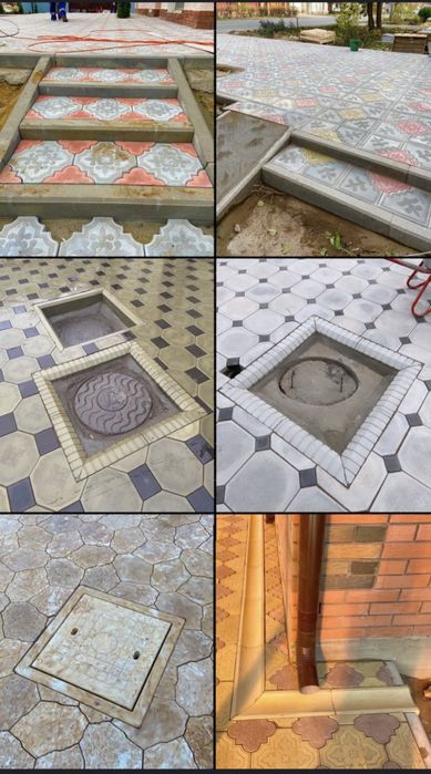 Укладка брусчатки