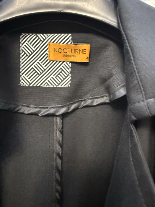 Тренч черный и голубой