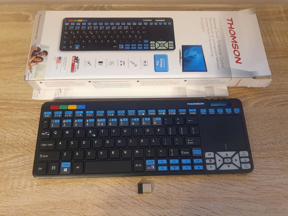 Tastatură wireless pt SmartTV PHILIPS și PC-uri, Thomson ROC3506PHI
