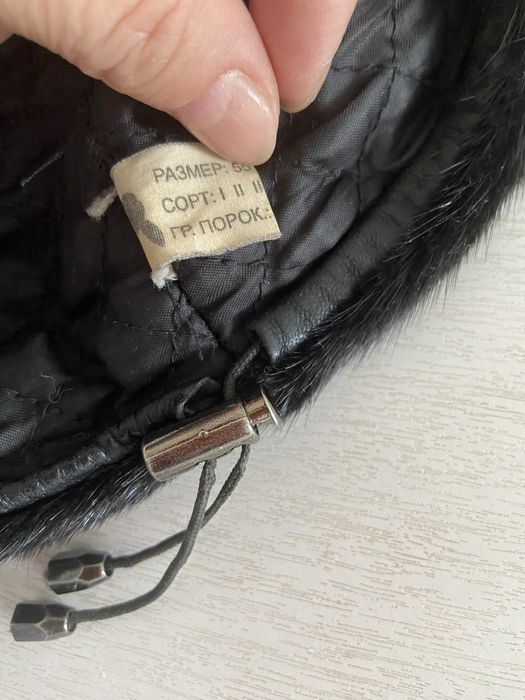 Шапка норковая берет