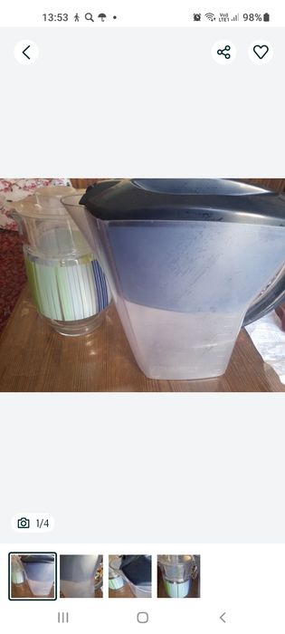 Подарю не бесплатно кувшин Люминарк+ 2 стакана  и кувшин  Аквафор