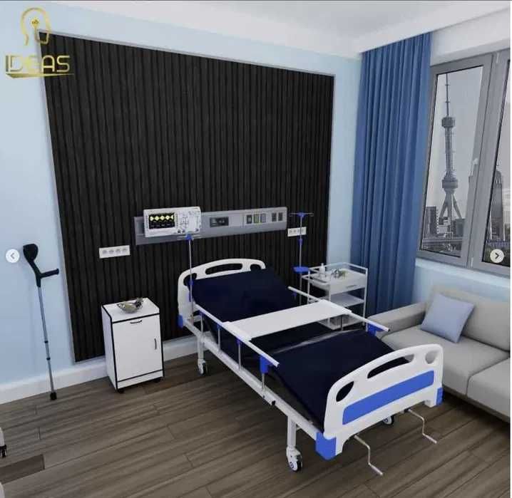 Медицинская Кровать с ограждением  2x-функциональная домашнего ухода