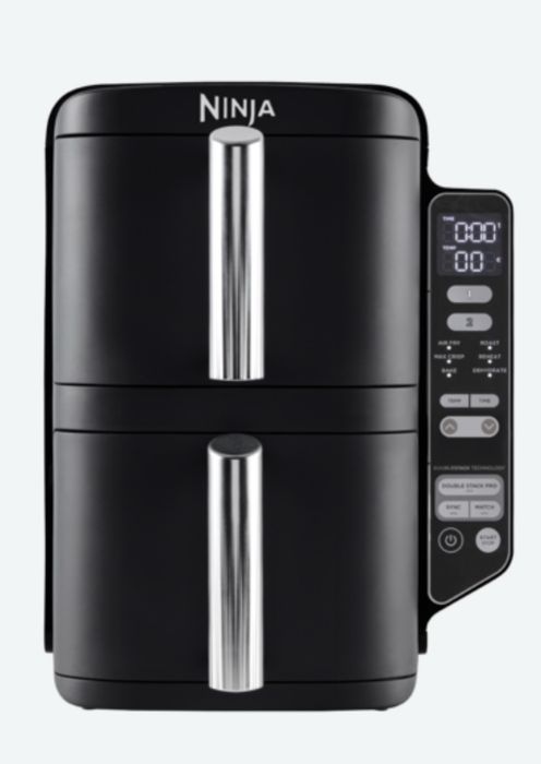 Airfryer Ninja Double Stack SL300, 7.6L, 6funcții de gătit, Neutilizat