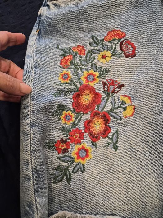 дънкова пола зара