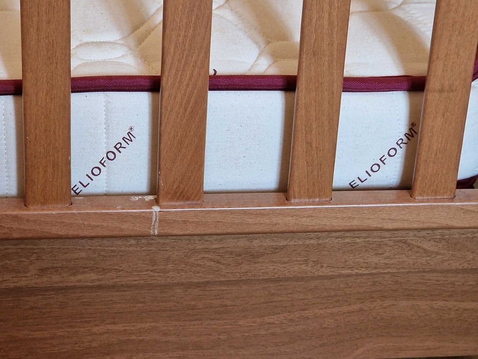 Чудесна италианска кошарка с луксозен нов матрак