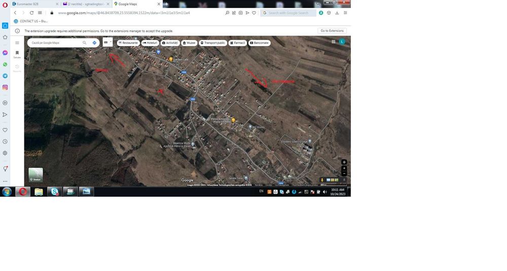 Teren intravilan 1600 mp de vânzare în Chinteni,jud Cluj | 3 parcele + drum cadastrat pe lungimea parcelelor-IDEAL PENTRU INVESTITIE