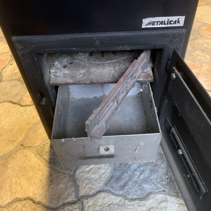 Vand soba emailata noua pe combustibil solid