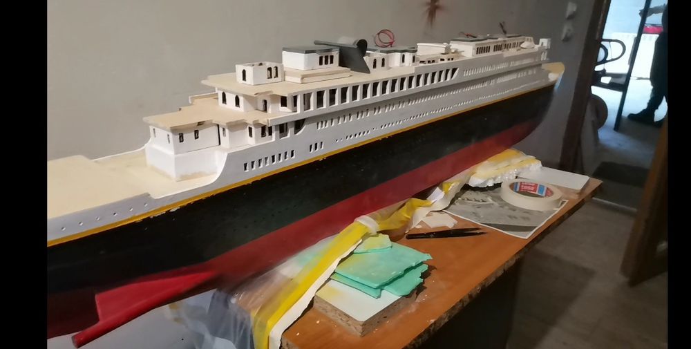 Machetă Titanic scara 1:200 1 la 1