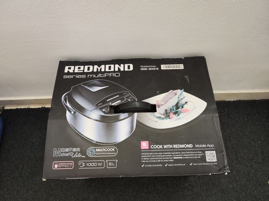 Multikitchen REDMOND RMK-M451E, 1000W, 5l, 40 programe, Negru