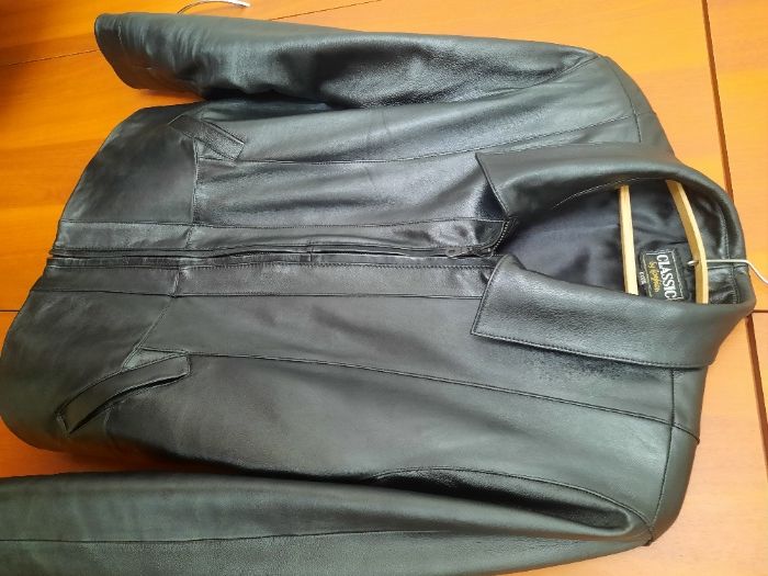 Куртка мужская натуральная кожа, Новая, р-р 54-56.