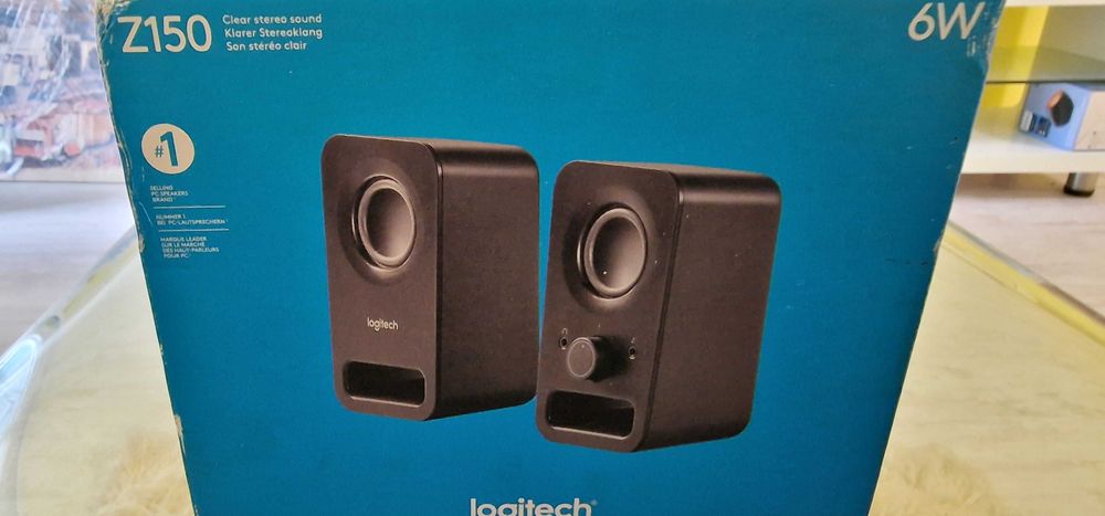 Тонколони за компютър на Logitech 6W Z150 чисто нови неотваряна кутия
