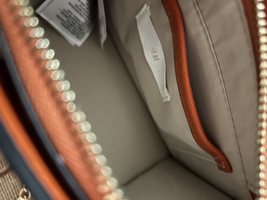 Сумка H&M терракотово-красная