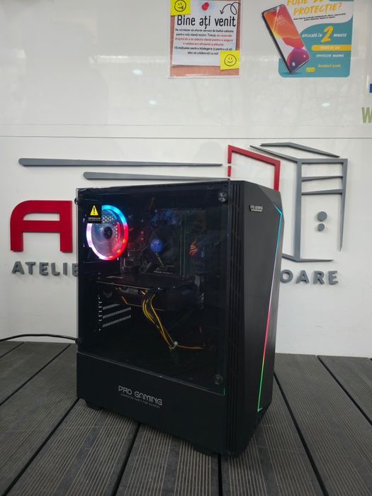 Unitate gaming intel i5 gen.10, 16gb ram, gtx 1650, ssd+hdd