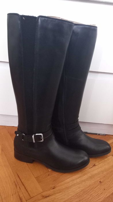 Високи есенни/зимни дамски ботуши Clarks