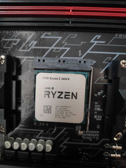 Процессор Ryzen 5 3600X + Gigabyte GA-AB350-Gaming 3