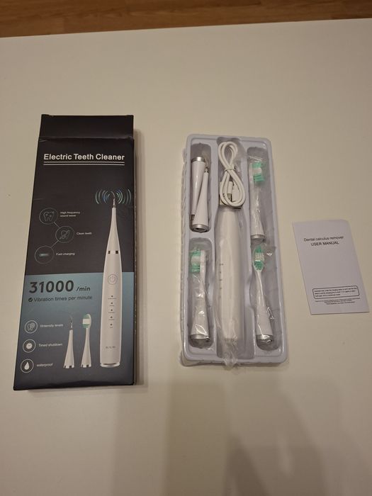 Periuta electrica + funcție si capete detartraj