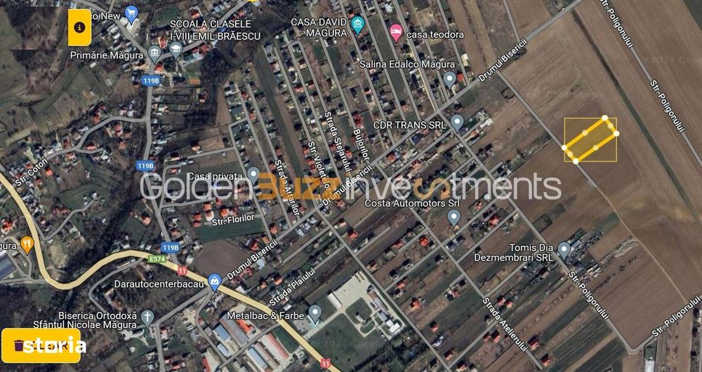 Teren de Vânzare | 4500 MP | Măgura | Bacău |