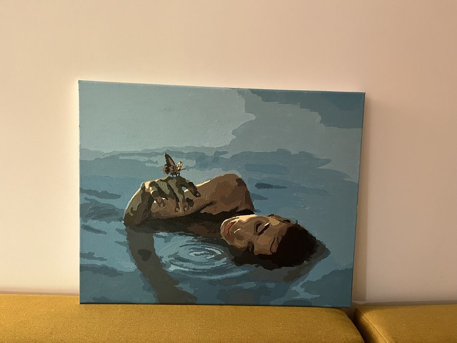 Ръчно рисувана картина по номера