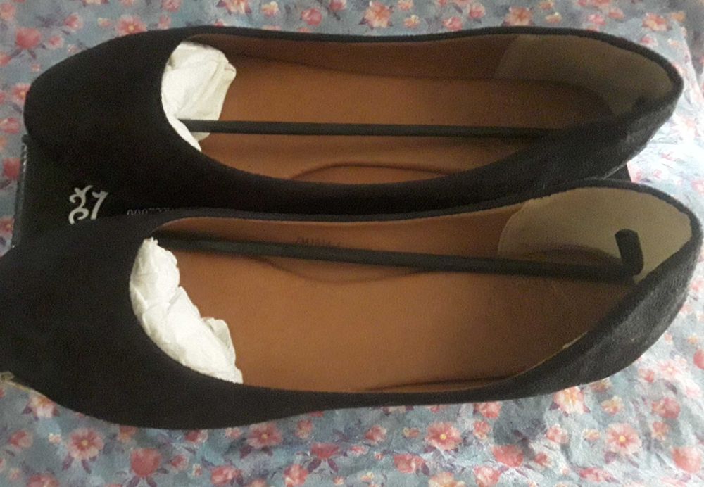 Туфли черные замшевые, фирмы Ollio