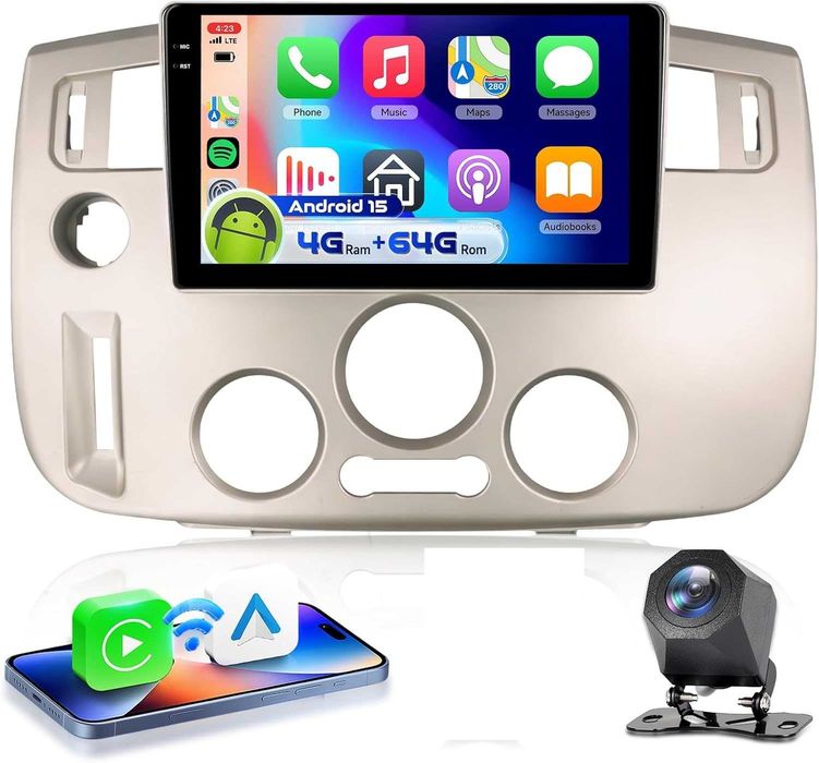 Мултимедия за Renault Scenic, 2003-2009, Android, Навигация, Waze, Carplay, Андроид, двоен дин, Renault Scenic