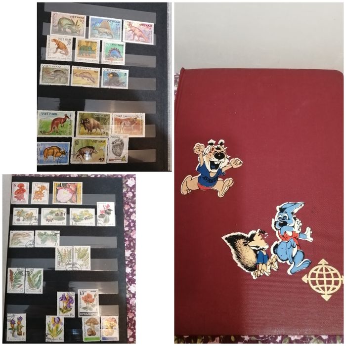 Марки 370 шт + альбом