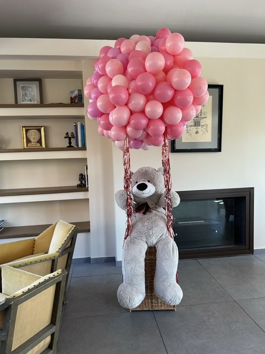 Arcade baloane + decor masă