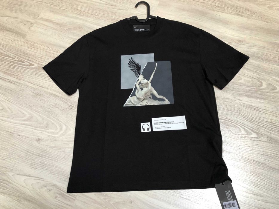 Neil Barrett tricou S italy, original, retail 326 euro