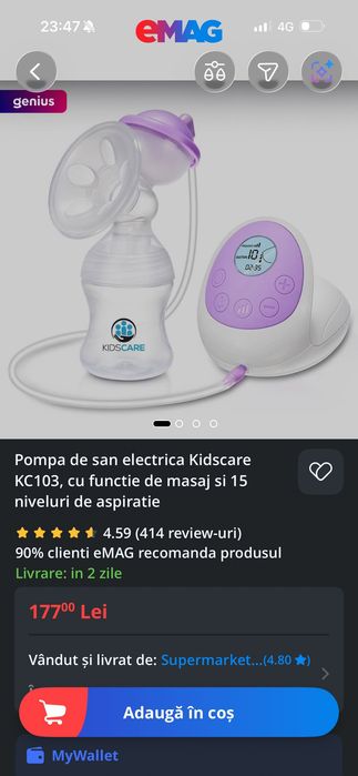 Pompa electrică san
