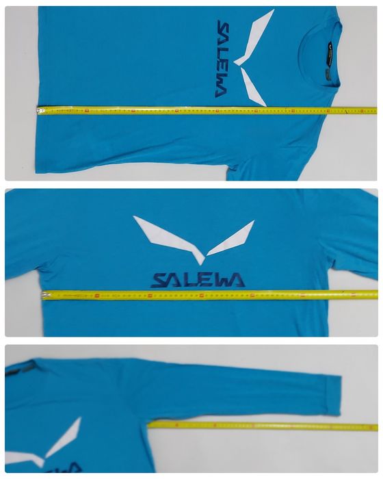 Bluza drumeție Salewa Men's Solidlogo DryTon, tricou cu mânecă lungă, Nr. 52 sau marimea XL ptr. bărbați
