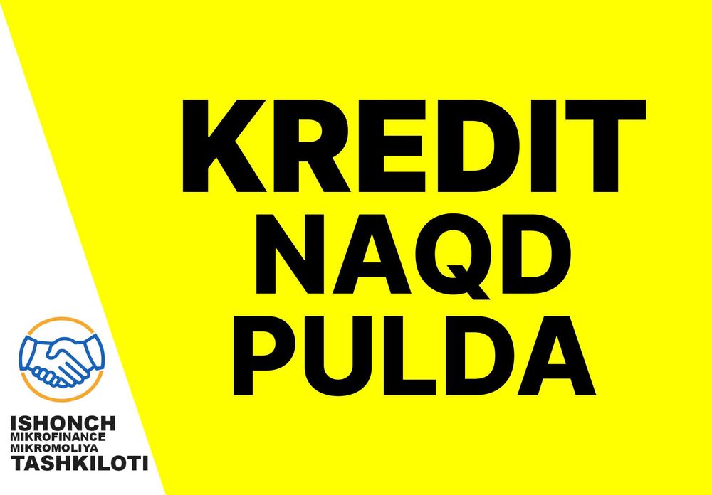 Ortiqcha hujjatlarsiz kredit!