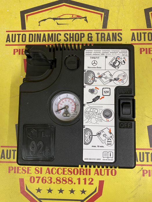 Compresor aer mașină auto umflat roti kit pana OEM SUV Mercedes 240 W